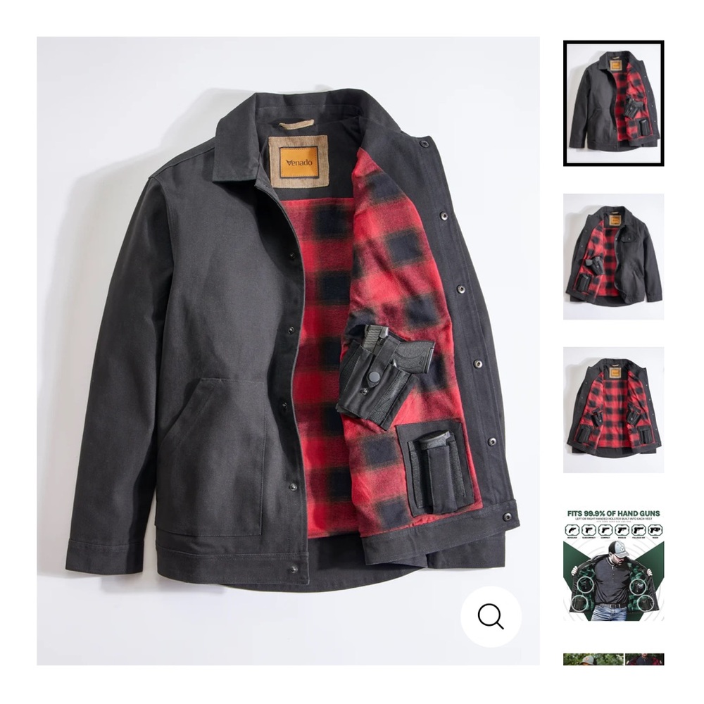 Concealed carry jacket